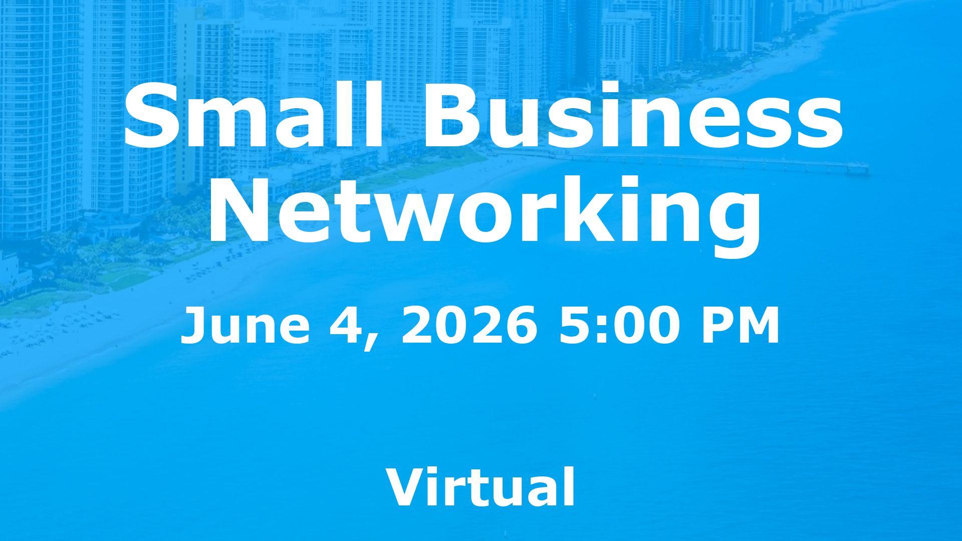 Small Business Networking event image